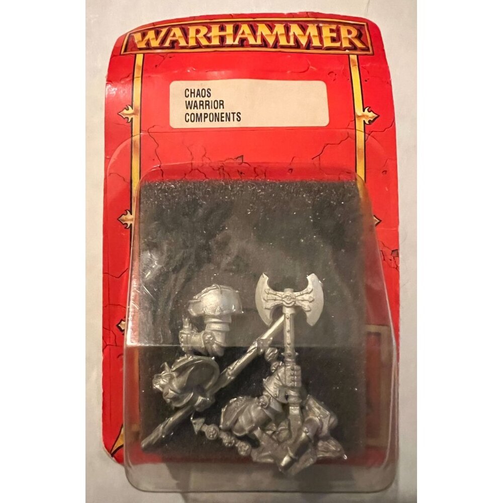 Warhammer Chaos Warrior Components Citadel Miniatures Game Workshop ©1997 New